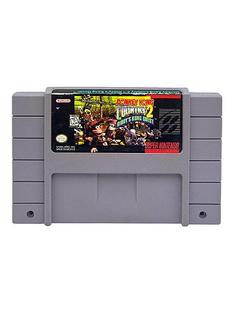 DONKEY KONG COUNTRY 2: DIDDY´S KONG QUEST - C/ DETALHES - USADO - SUPER NINTENDO