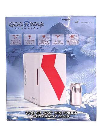 MINI GELADEIRA (FRIGOBAR)  GOD OF WAR RAGNARÖK - NOVO