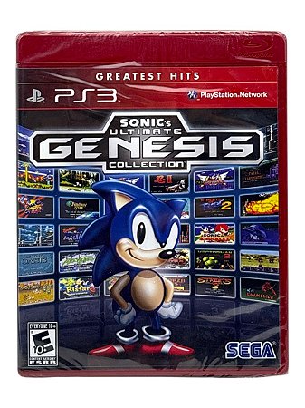 GREATEST HITS: SONIC´S ULTIMATE GENESIS COLLECTION - NOVO - PS3