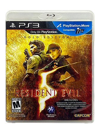 RESIDENT EVIL 5 GOLD EDITION - USADO - PS3