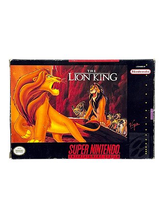 THE LION KING - USADO - SUPER NINTENDO