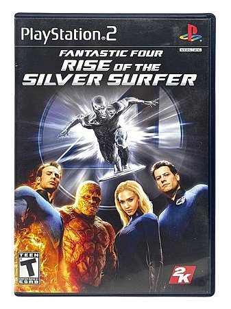 FANTASTIC FOUR: RISE OF THE SILVER SURFER - C/ DETALHES - USADO - PS2
