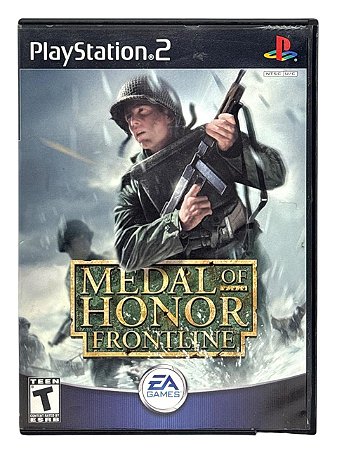 MEDAL OF HONOR FRONTLINE - CAPA BLOCKBUSTER - USADO - PS2