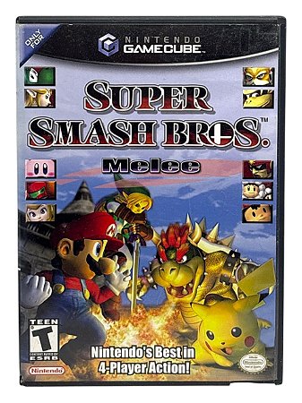 SUPER SMASH BROS: MELEE - USADO - GAMECUBE