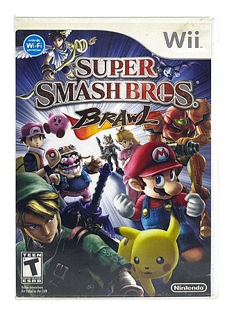 SUPER SMASH BROS. BRAWL - COMPLETO - USADO - NINTENDO Wii