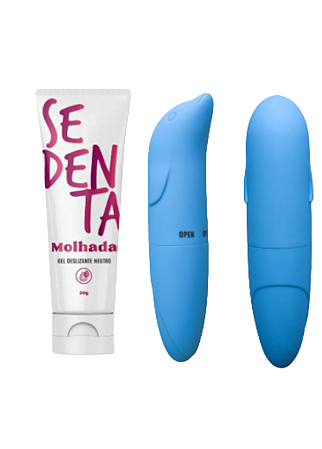 Kit Descoberta do Prazer – Vibrador Ponto G Básico e Gel Lubrificante