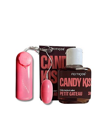 Kit Doce Prazer – Óleo Beijável Petit Gâteau + Bullet Vibrador