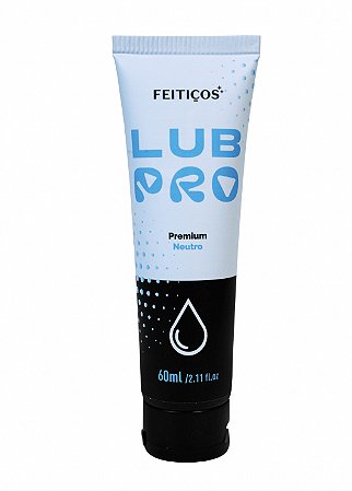 Lubrificante  Lub Pro  - Feitiços - Gel Lubrificante Premium Neutro - 60ml