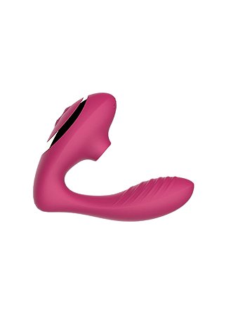Vibrador de Ponto G e Sugador Clitóris com Pulsação