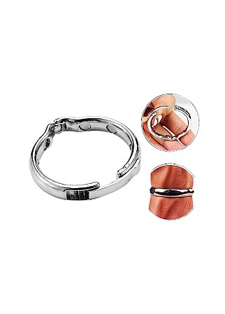 Anel Peniano de Aço Inoxidável com Fecho 2,6 cm