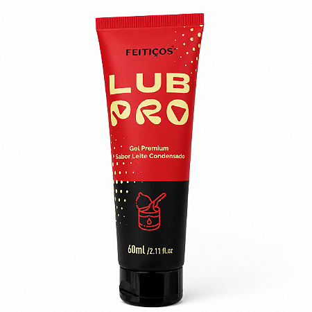 Lub Pro Leite Condensado — Lubrificante Beijável Premium 60ml Feitiços