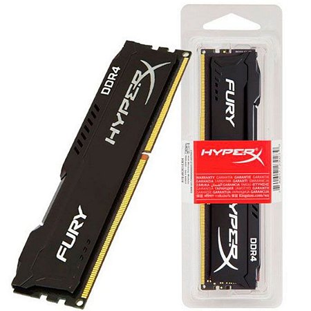 Memória HyperX FURY 4GB DDR4 2400MHz - HX424C15FB/4