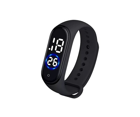 Relógio M4 Digital Led Esportivo Pulseira Color Unissex - Loja de  Informática RPM Informática