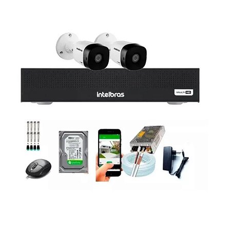 Kit Cftv Intelbras 2 Câmeras