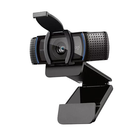 Webcam C920s Pro Full Hd Com Microfone Embutido Logitech Cor Preto