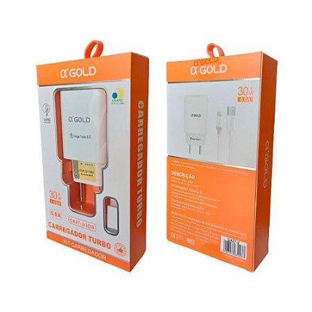 Carregador Fonte Cabo Tipo C Super Rápido