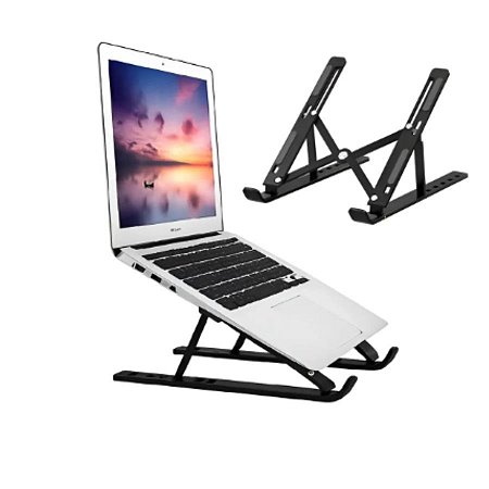 Suporte Ajustável Notebook Fortrek FK651S Ergonômico 10 Posições