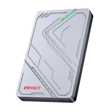 Hd Externo 500gb Usb 3.0 P Ps4 Ps5 Xbox One Series S E X Infokit ECASE-352 Prata
