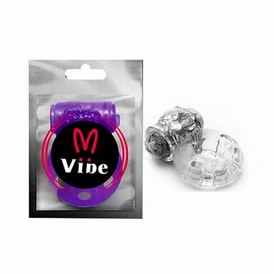 Anel Peniano com Estimulador e Vibração - Prazer em dobro