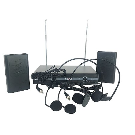 MICROFONE LELONG LE 910 DUPLO SEM FIO
