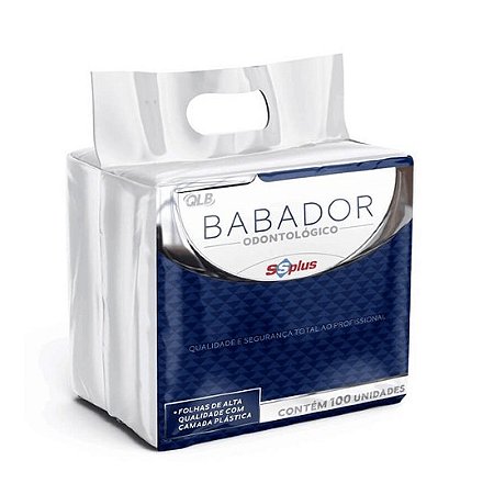 Babador Descartável 100un - SSPlus