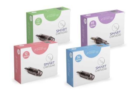 Cartucho Smart Derma Pen Preto (Caixa c/ 10un) - Smart GR
