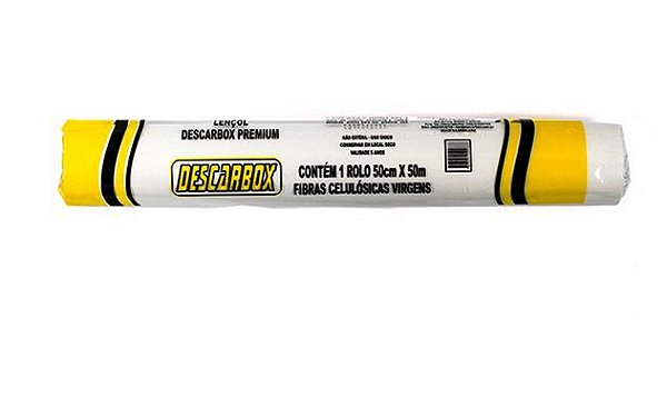Lençol de Papel Premium 50cm x 50m - Descarbox