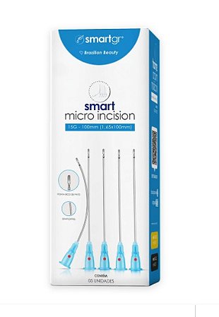 Smart Micro Incision 15G/100mm(Caixa c/ 5un) - Smart GR