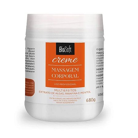 Creme Massagem Corporal 680G - BIOSOFT