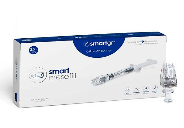 Smart Mesofill 2.0mm c/ 5 agulhas Smart GR (Caixa c/ 5un)