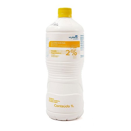 Clorexidina Degermante 2% com Tensoativos Chlorclear 1L - VicPharma