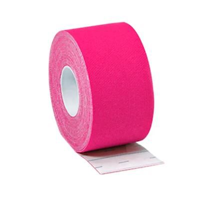 Fita de Kinésio Bandagem Adesiva 5mx5cm Rosa - Dermatape