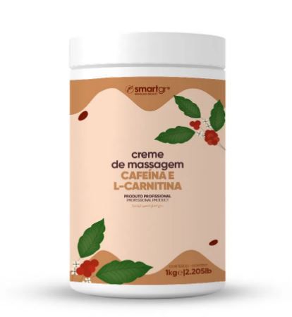Creme De Massagem Cafeína E L-Carnitina 1Kg - Smart GR