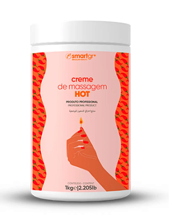 Creme De Massagem Hot 1Kg - Smart GR