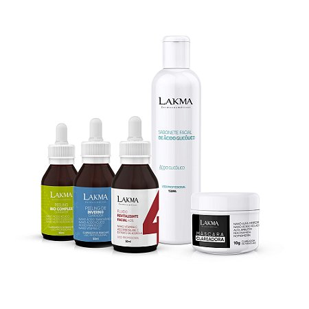 Kit Peeling Ácidos Sem Mistérios Clareador - LAKMA