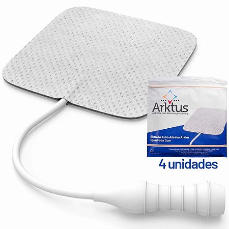 Eletrodo Autoadesivo 5X5cm - C/4un - ARKTUS