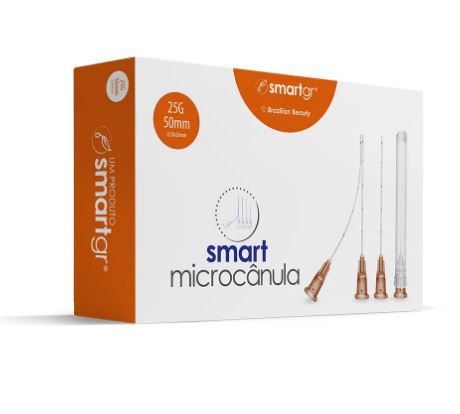 Smart Micro Cânula  SC25G 50mm - C/10un - Smart GR