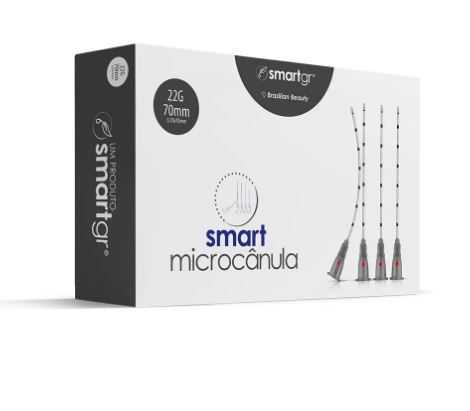 Smart Micro Cânula  SC22G/70mm - C/10un - Smart GR