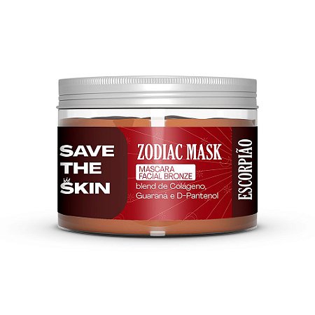Máscara Facial Zodíaco Bronze Escorpião - Save The Skin