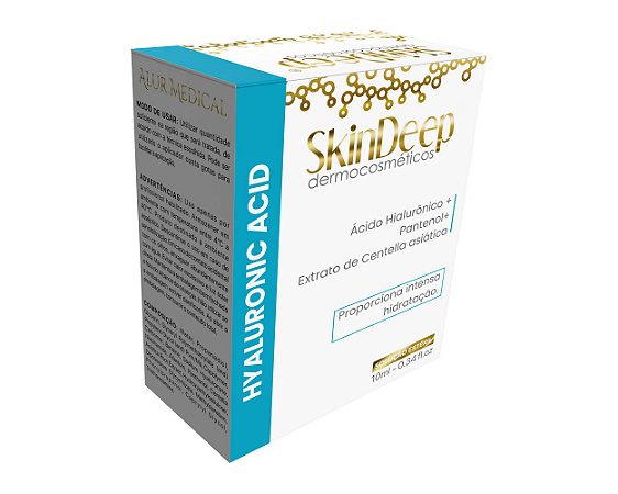 SkinDeep Hyaluronic - Sérum de Ácido Hialurônico 10ml - Alur Medical