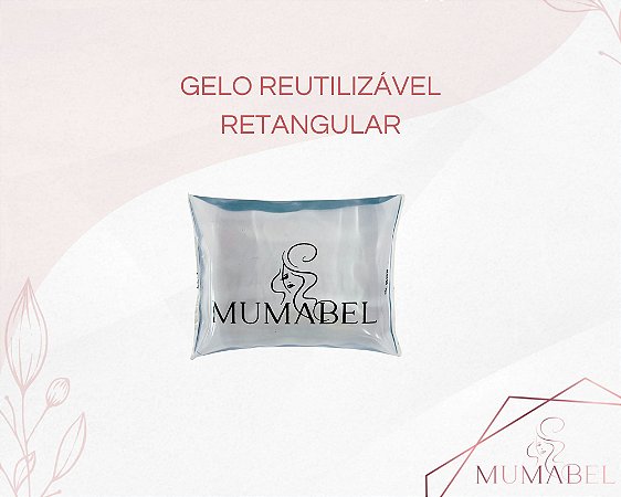Gelo Reutilizável Retangular 8x6 - Mumabel