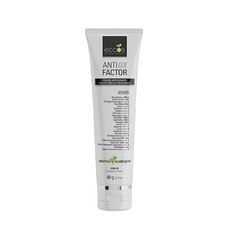 AntiOX Factor - Peeling Antioxidante com Fatores de Crescimento 60g - Eccos Cosméticos