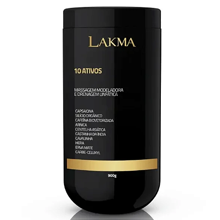 Creme de Massagem 10 ativos 900g - LAKMA