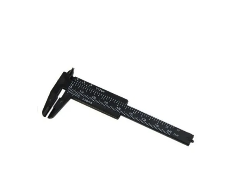 Paquimetro Plástico Preto 8cm