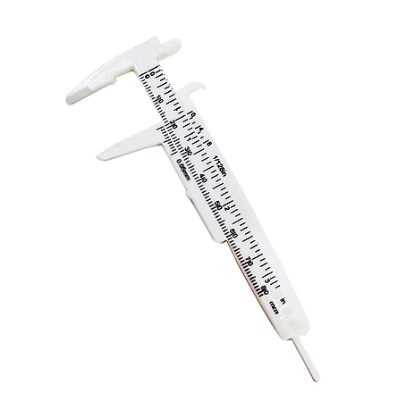 Paquimetro Plástico Branco 8cm