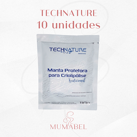 Manta Criolipolise G (30x38cm) Plus C/ 10 UNIDADES -  Technature