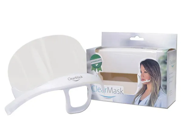 Mascara Higiênica ClearMask - Unidade - Branco