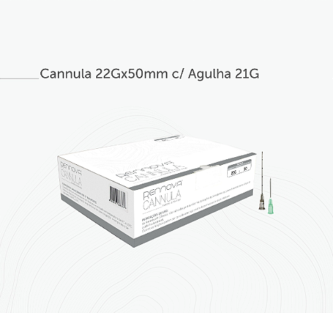 Cânula 22Gx50MM