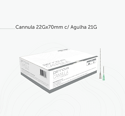 Cânula 22Gx70MM