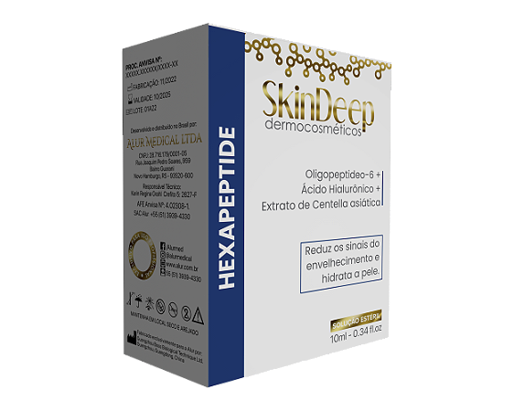 SkinDeep - Hexapeptide - Serum Rejuvenecedor 10ml - Alur Medical
